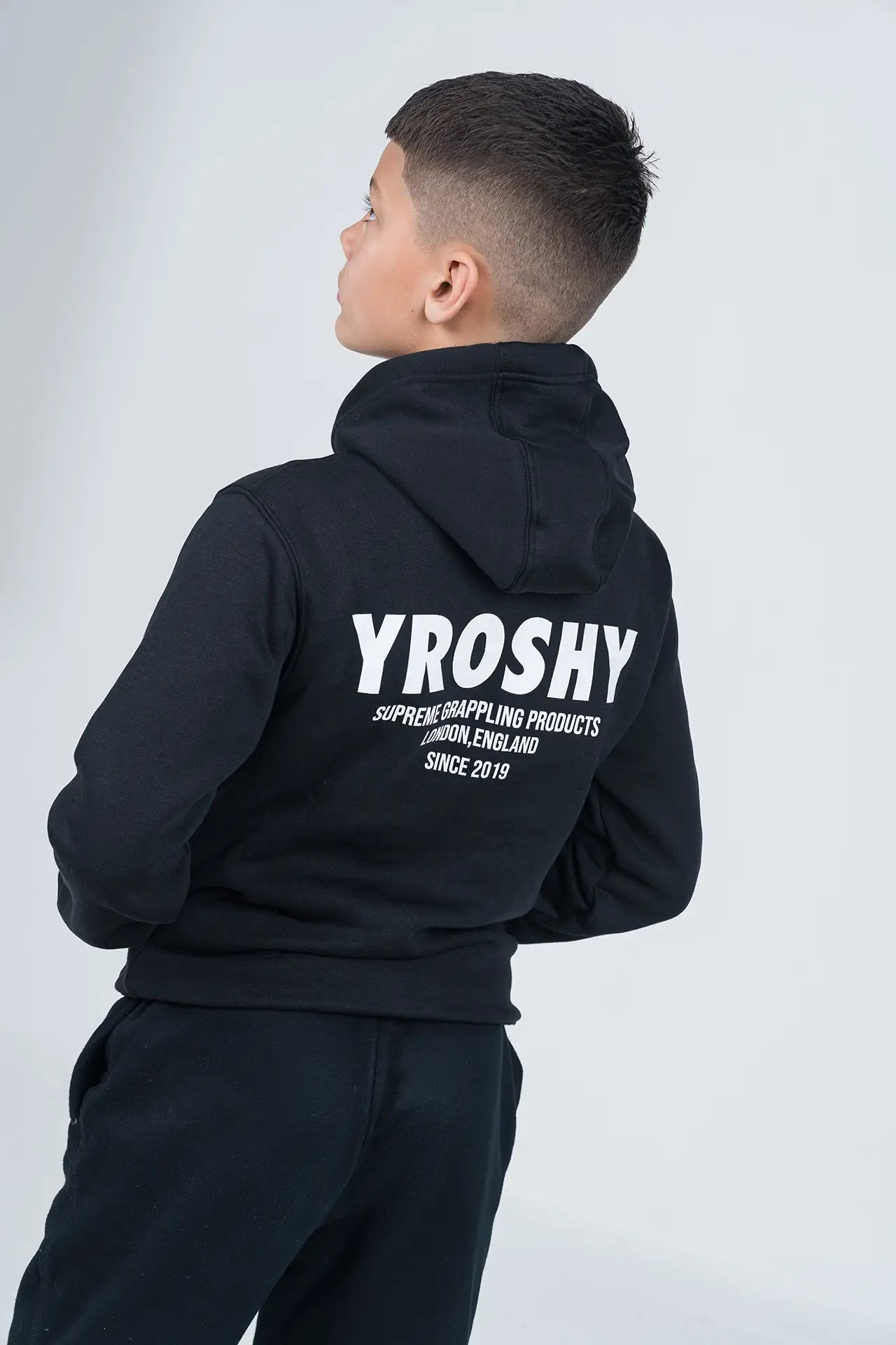 Monochrome Black Hoodie