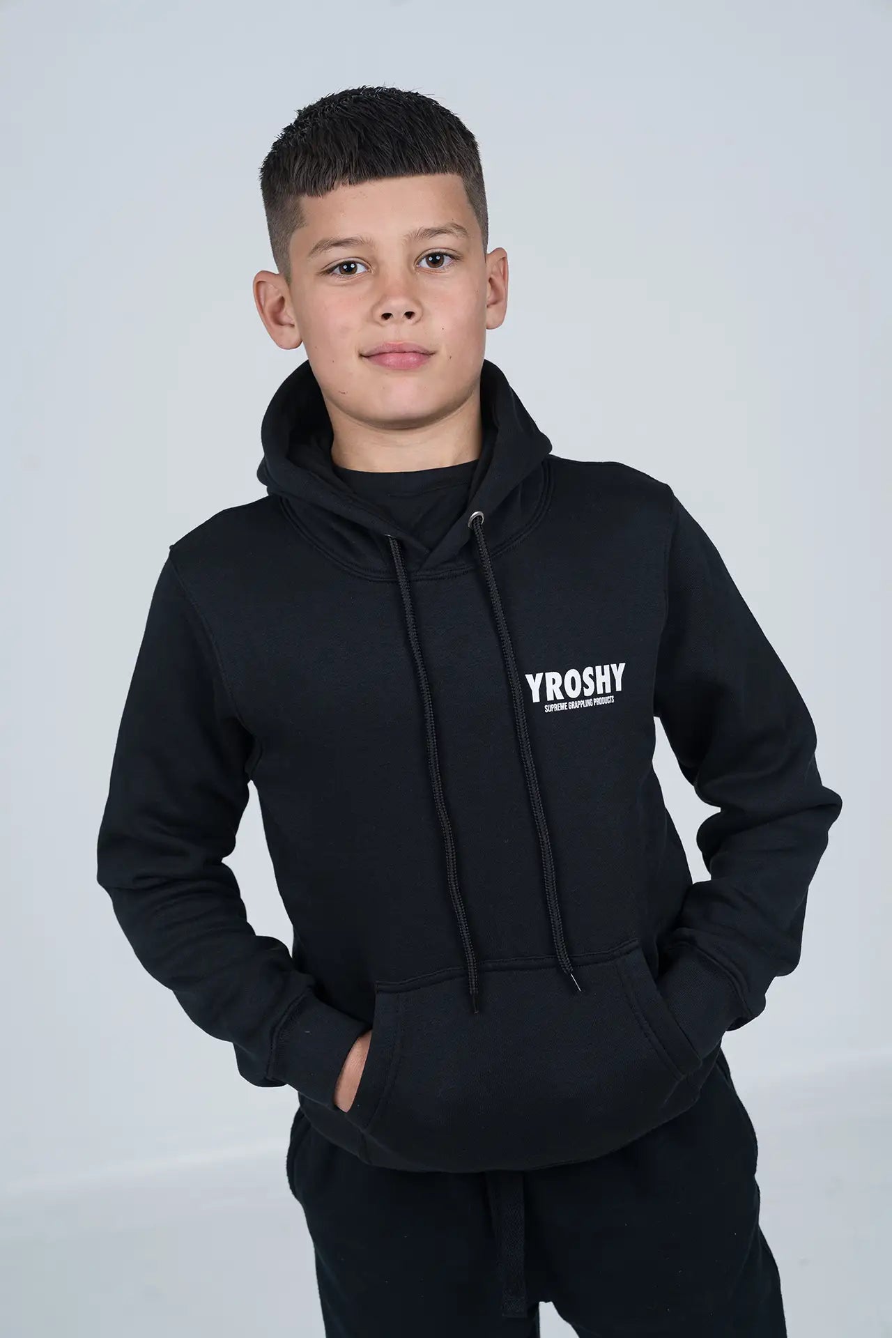 Monochrome Black Hoodie