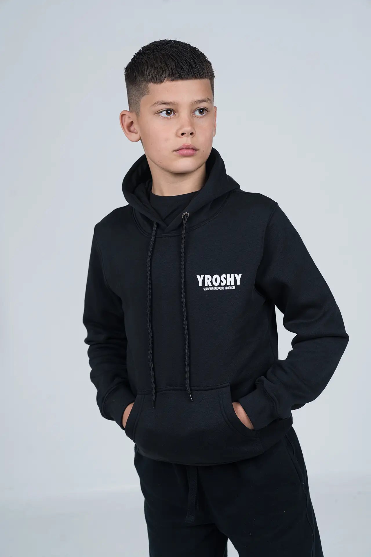Monochrome Black Hoodie