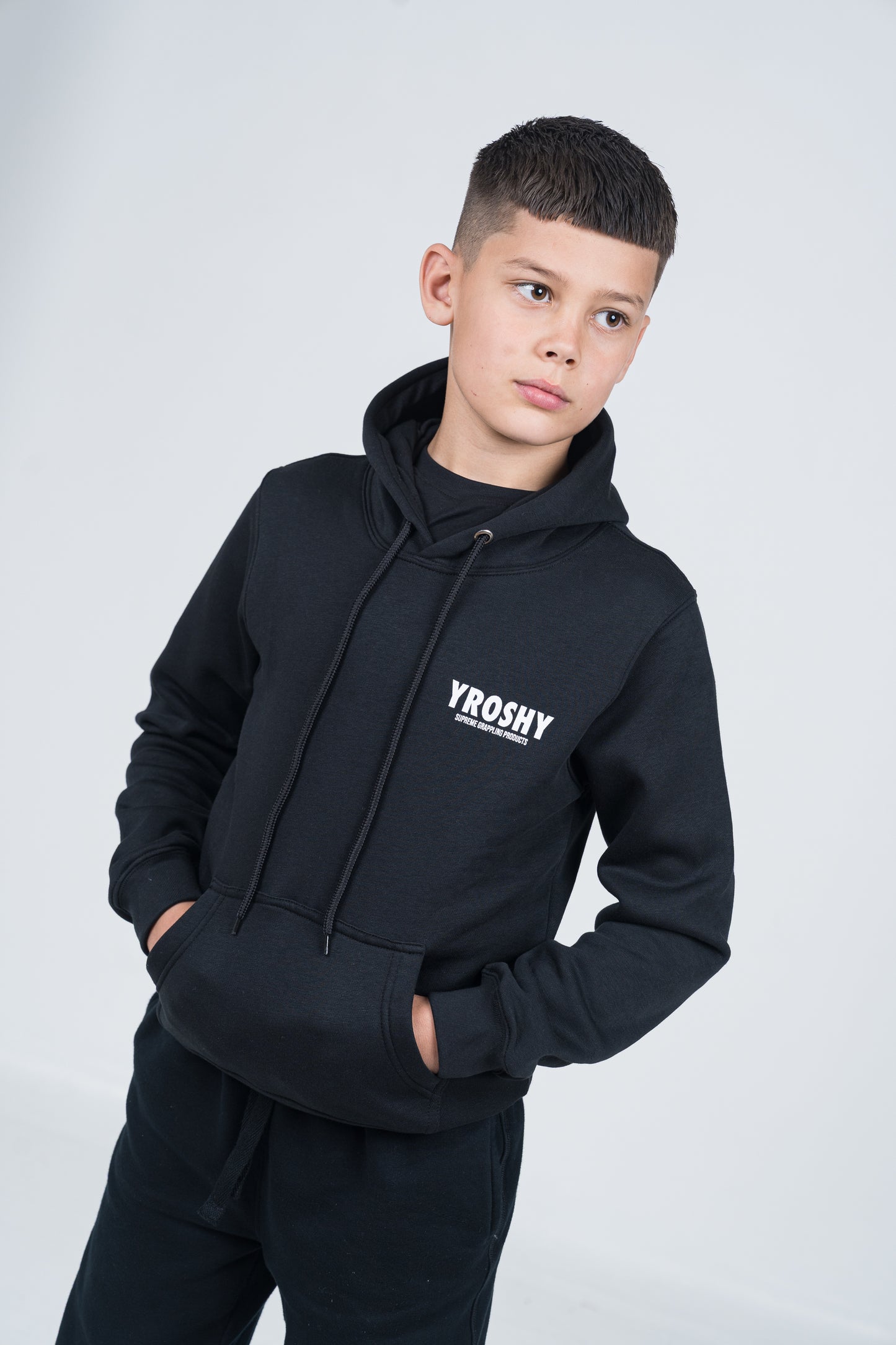 Monochrome Black Hoodie