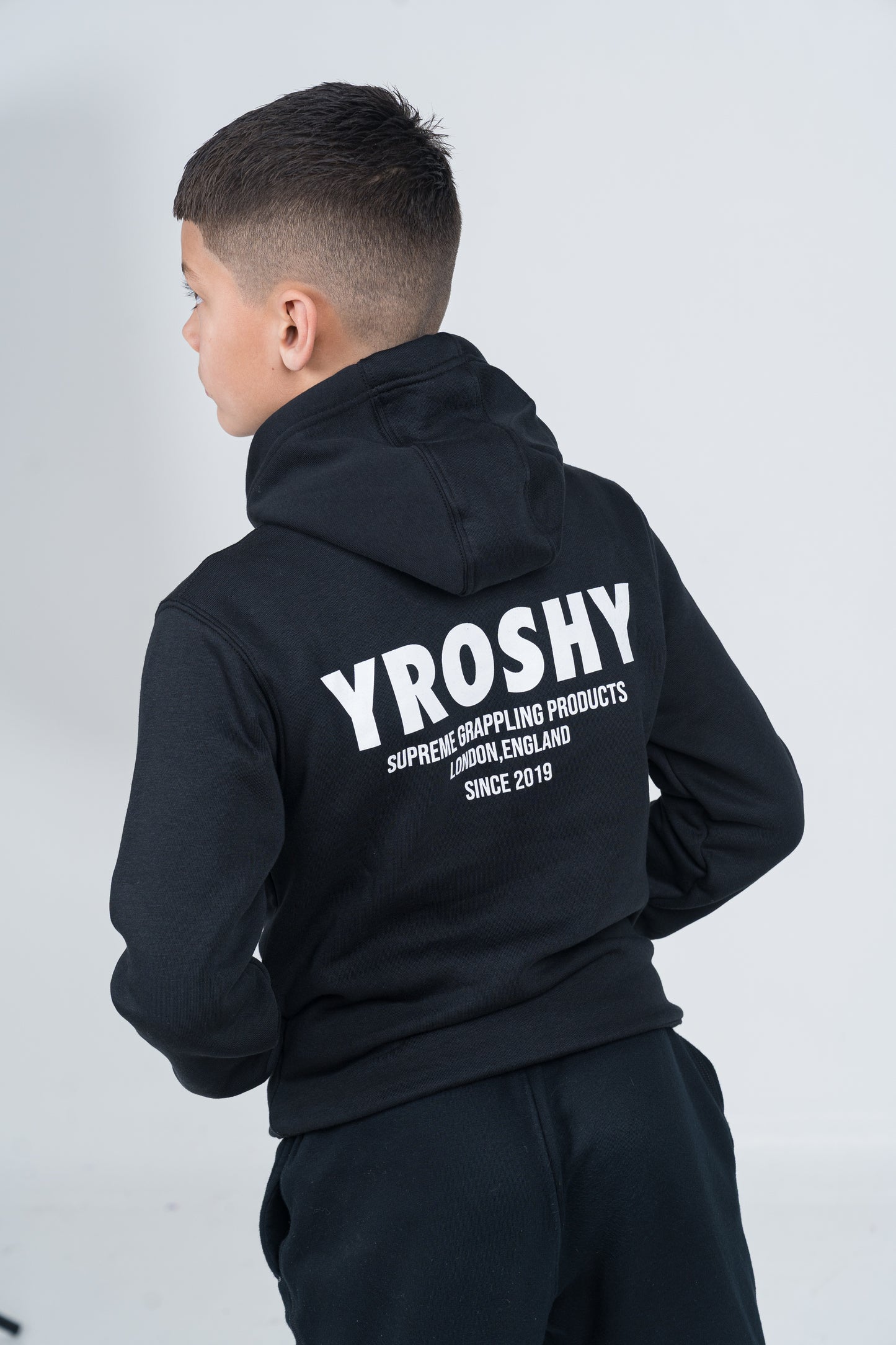 Monochrome Black Hoodie