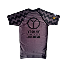 Load image into Gallery viewer, Kids No Gi Rash Guard Ranked Grey