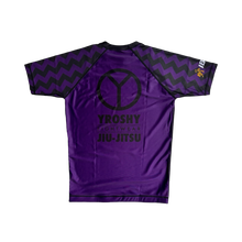 Load image into Gallery viewer, Adult No Gi Rash Guard Ranked Purple