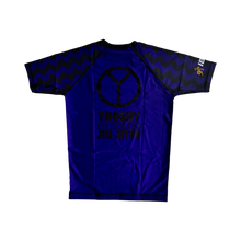 Load image into Gallery viewer, Adult No Gi Rash Guard Ranked Blue